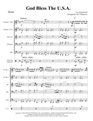 God Bless The U.S.A. for Brass Quintet Sheet Music by Lee Greenwood