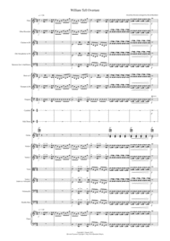 William Tell Overture for School Orchestra (version two) Sheet Music by G.Rossini