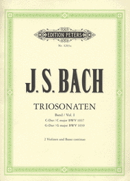 Complete Trio Sonatas - Volume 1 Sheet Music by Johann Sebastian Bach