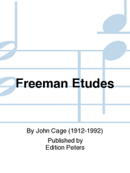 Freeman Etudes Books 1 and 2 (Etudes I-XVI) Sheet Music by John Cage