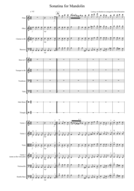 Sonatina by Beethoven for School Orchestra Sheet Music by Ludwig van Beethoven