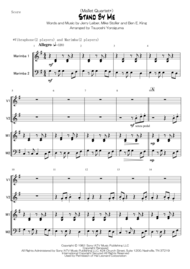 (Mallet Quartet)Stand By Me Sheet Music by Ben E. King