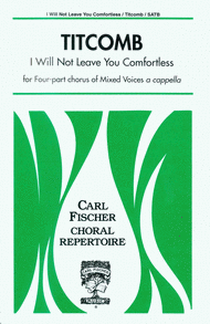 I Will Not Leave You Comfortless Sheet Music by Howard Titcomb
