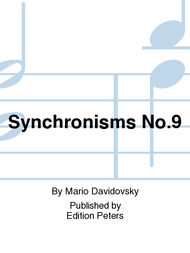 Synchronisms No. 9 Sheet Music by Mario Davidovsky