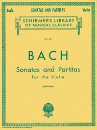 Sonatas And Partitas Sheet Music by Johann Sebastian Bach