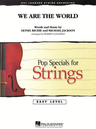 We Are the World Sheet Music by Michael Jackson
