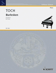 Burlesken op. 31 Sheet Music by Ernst Toch