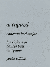 Concerto in D Major Sheet Music by Antonio Capuzzi