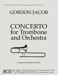 Concerto for Trombone Sheet Music by Gordon Jacob