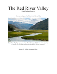The Red River Valley (for Clarinet Quartet SSSB or SSAB) Sheet Music by Traditional