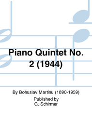 Piano Quintet No. 2 (1944) Sheet Music by Bohuslav Martinu