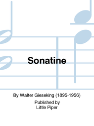 Sonatine Sheet Music by Walter Gieseking