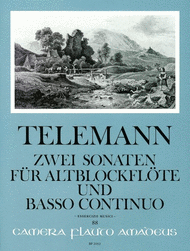 2 Sonatas TWV 41:C5 und 41: D4 Sheet Music by Georg Philipp Telemann