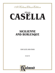 Sicilienne And Burlesque Sheet Music by Alfredo Casella