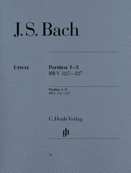 Partitas 1 - 3 Sheet Music by Johann Sebastian Bach