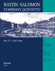 Symphony Quintetto C major Hob. I:97 Sheet Music by Joseph Haydn