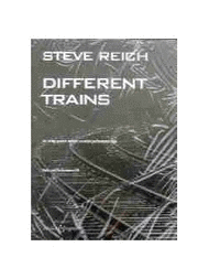 Different Trains Sheet Music by Steve Reich