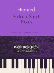 Sixteen Short Pieces Sheet Music by Johann Nepomuk Hummel