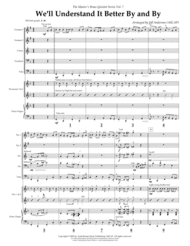 We'll Understand It Better By and By for Brass Quintet Sheet Music by public domain