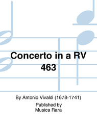 Concerto in A minor RV 463 Sheet Music by Antonio Vivaldi