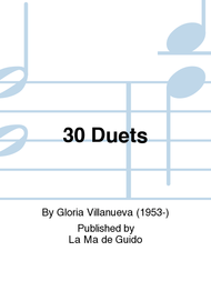 30 Duets Sheet Music by Gloria Villanueva