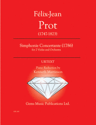 Simphonie Concertante (1786) for 2 Violas and Orchestra Sheet Music by Felix-Jean Prot