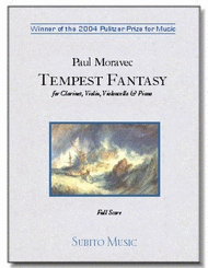 Tempest Fantasy (Score & CD) Sheet Music by Paul Moravec