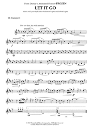 Let It Go (from FROZEN) for Brass Quartet Sheet Music by Idina Menzel
