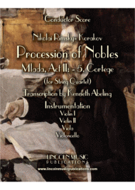 Rimsky-Korsakov  Procession of Nobles from Mlada (for String Quartet) Sheet Music by N. Rimsky-Korsakov?
