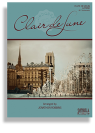 Debussy's Clair de Lune for Flute or Violin & Piano Sheet Music by Claude Debussy