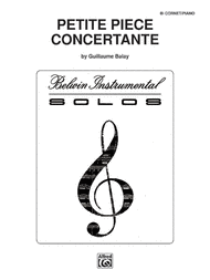 Petite Piece Concertante Sheet Music by Guillaume Balay