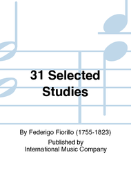 31 Selected Studies Sheet Music by Federigo Fiorillo
