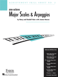 Achievement Skill Sheet No. 3: One-Octave Major Scales & Arpeggios Sheet Music by Jeanne Hansen