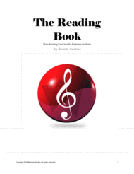 The Reading Book Note Reading exercises Sheet Music by Rhonda Bradley