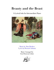 Beauty And The Beast for Intermediate Piano Solo Sheet Music by Alan Menken