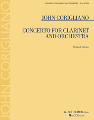 Concerto for Clarinet and Orchestra Sheet Music by John Corigliano