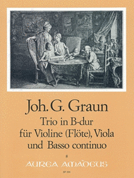 Sonata a Tre Bb major Sheet Music by Johann Gottlieb Graun