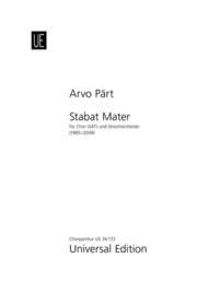 Stabat Mater Sheet Music by Arvo Part