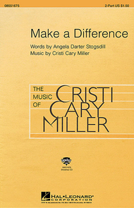 Make a Difference - ShowTrax CD Sheet Music by Cristi Cary Miller
