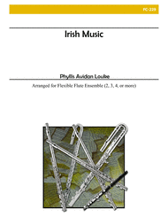 Irish Music (Flexible Flute Ensemble) Sheet Music by Louke