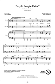 Purple People Eater Sheet Music by Sheb Wooley