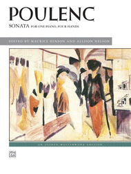 Poulenc -- Sonata Sheet Music by Francis Poulenc