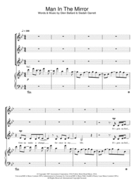 Man In The Mirror (arr. Jonathan Wikeley) Sheet Music by Michael Jackson