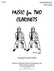 Christmas Duets for Clarinet -  Complete Set  - Music for Two Clarinets Sheet Music by Johnny Marks