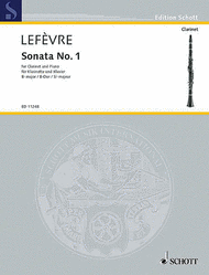 Sonata No. 1 (1802) from Methode de Clarinette Sheet Music by Jean Xavier Lefevre