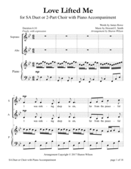 Love Lifted Me (for SA Choir with Piano accompaniment) Sheet Music by James Rowe