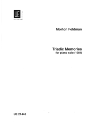 Triadic Memories Sheet Music by Morton Feldman