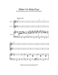 When I'm Sixty-Four (arr. Rick Hein) Sheet Music by The Beatles