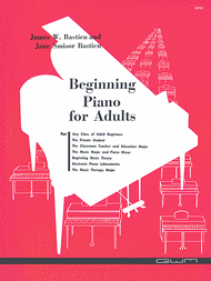 Beginning Piano For Adults Sheet Music by Jane Bastien
