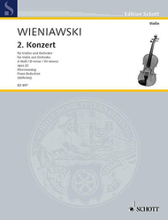 Violin Concerto No. 2 in D Minor op. 22 Sheet Music by Henri Wieniawski